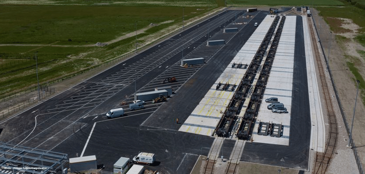 CargoBeamer opens its new multi-modal terminal at Calais