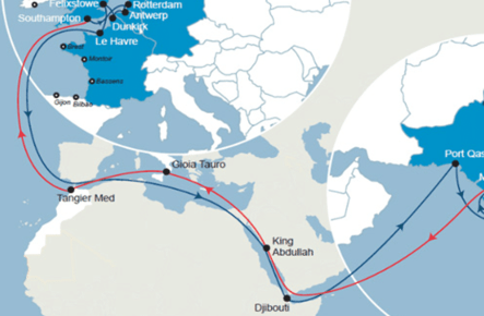 New CMA CGM maritime connections at the Port of Dunkirk