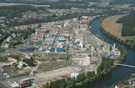 Chemical Industrial Site Near Paris